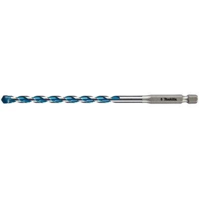 Makita E-14990 Bohrer - Wolframcarbid - 6 mm - 150 mm Gesamtlänge Makita E-14990 Bohrer - Wolframcarbid - 6 mm - 150 mm Gesamtlänge