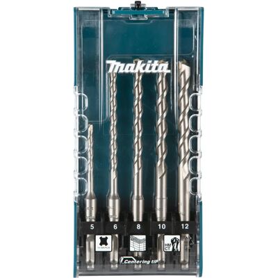 Makita E-15724 TCT SDS Plus Steinbohrer-Set 5-tlg. Makita E-15724 TCT SDS Plus Steinbohrer-Set 5-tlg.