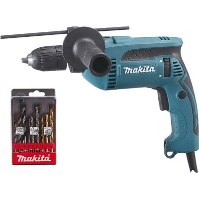Perceuse à percussion Makita HP1641K1X - 680W, Vitesse variable, 2kg - Publicité Perceuse à percussion Makita HP1641K1X - 680W, Vitesse variable, 2kg - Publicité