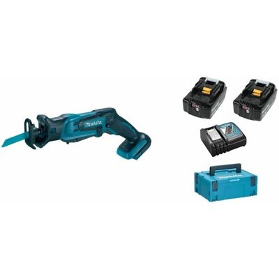 Makita DJR183RMJ - 18V Li-ion - Reciprocationsäge - 2 Akkus 4,0Ah - MAKPAC - Schnellwechsel Makita DJR183RMJ - 18V Li-ion - Reciprocationsäge - 2 Akkus 4,0Ah - MAKPAC - Schnellwechsel