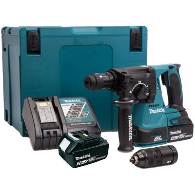 Makita DHR243RFJ Martello rotante senza filo SDS-Plus - 2x Batterie 3.0Ah Makita DHR243RFJ Martello rotante senza filo SDS-Plus - 2x Batterie 3.0Ah