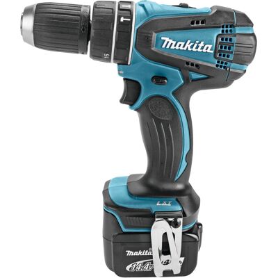Taladro inalámbrico Makita DHP446RMJ - 14.4V, 1.7kg, Negro y Azul Taladro inalámbrico Makita DHP446RMJ - 14.4V, 1.7kg, Negro y Azul