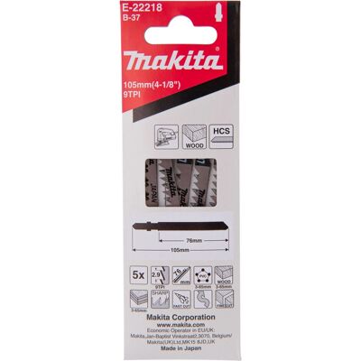 Makita E-22218 - HCS - 5 Stk - Sägeblatt Makita E-22218 - HCS - 5 Stk - Sägeblatt