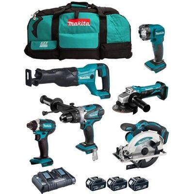 Makita Dlx6104tx2 Akku-Set - Vielseitiges Werkzeugpaket Makita Dlx6104tx2 Akku-Set - Vielseitiges Werkzeugpaket