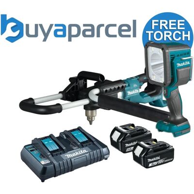 Makita Ddg460t2x7 Power Erdbohrer - vielseitiger Bohrer & Akkuschrauber, 2x18V, robust Makita Ddg460t2x7 Power Erdbohrer - vielseitiger Bohrer & Akkuschrauber, 2x18V, robust