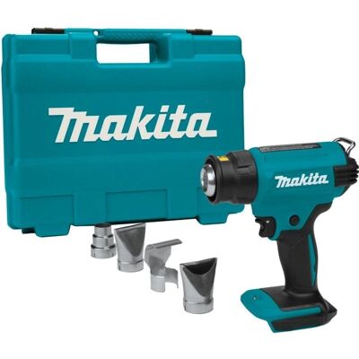 Makita DHG180ZK Pistola de calor 18V sin cable - Accesorios y maletín Makita DHG180ZK Pistola de calor 18V sin cable - Accesorios y maletín
