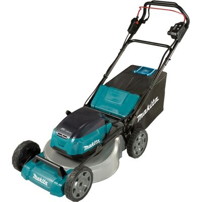 Tondeuse à batterie Makita DLM465PT4 - 46cm, 3-en-1, Mode silencieux - Publicité Tondeuse à batterie Makita DLM465PT4 - 46cm, 3-en-1, Mode silencieux - Publicité