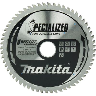 Makita E-16813 Kreissägeblatt - 60 Zähne, 185mm Makita E-16813 Kreissägeblatt - 60 Zähne, 185mm