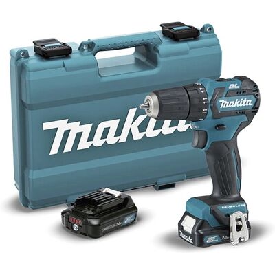 Makita DF332DSAE Bohrmaschine - Brushless, 12V, 35Nm - Kompakt Set Makita DF332DSAE Bohrmaschine - Brushless, 12V, 35Nm - Kompakt Set