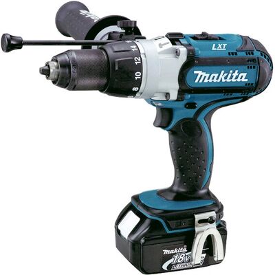 Trapano a percussione Makita DHP451RTJ - 3 velocità, compatto Trapano a percussione Makita DHP451RTJ - 3 velocità, compatto