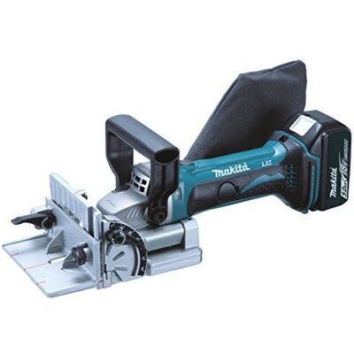 Makita DPJ180RTJ 18V Fresadora de ranura - Kit completo Makita DPJ180RTJ 18V Fresadora de ranura - Kit completo