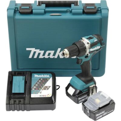 Makita DDF484RTE 18V Li-Ion Akku-Bohrschrauber Set - Zuverlässig bei jeder Aufgabe Makita DDF484RTE 18V Li-Ion Akku-Bohrschrauber Set - Zuverlässig bei jeder Aufgabe