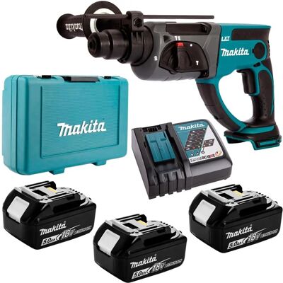 Makita DHR202RTE3 Hammerpora - 3 Moodia, SDS-Plus, 18V, 3x5.0Ah Makita DHR202RTE3 Hammerpora - 3 Moodia, SDS-Plus, 18V, 3x5.0Ah