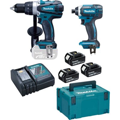 Makita DLX2144TJ1 Akku-Kombiset - Bohrmaschine & Schlagbohrmaschine Makita DLX2144TJ1 Akku-Kombiset - Bohrmaschine & Schlagbohrmaschine