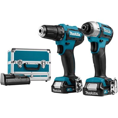 Makita CLX224SAX1 12V Lithium-Ion Akku Kombiset - Akku-Bohrschrauber & Impact Makita CLX224SAX1 12V Lithium-Ion Akku Kombiset - Akku-Bohrschrauber & Impact