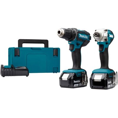Makita Makpac 18V Lithium-Ion Akku Combo Set - Bohrschrauber & Schlagschrauber Makita Makpac 18V Lithium-Ion Akku Combo Set - Bohrschrauber & Schlagschrauber
