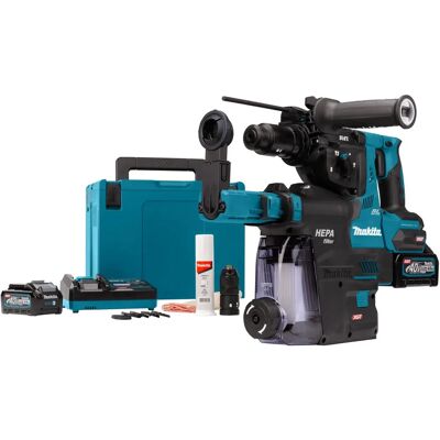 Makita HR004GM202 Akku-Bohrhammer - 40V Max, SDS Plus, Staubabsaugung Makita HR004GM202 Akku-Bohrhammer - 40V Max, SDS Plus, Staubabsaugung