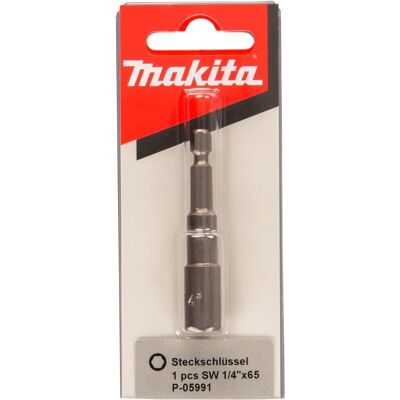 Kit de clés à douille Makita - 1/4" Magnétique 65mm - Publicité Kit de clés à douille Makita - 1/4" Magnétique 65mm - Publicité