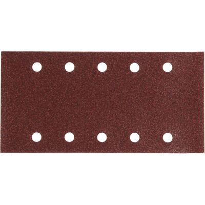 Makita P-33196 Foglio abrasivo - 10 pezzi, 115x232mm, K80 Makita P-33196 Foglio abrasivo - 10 pezzi, 115x232mm, K80
