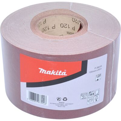 Makita P-38233 Schleifmittel - Schleifpapierrolle 120mmx50m Makita P-38233 Schleifmittel - Schleifpapierrolle 120mmx50m