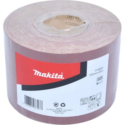 Makita P-38261 Rote 120mm x 50m Schleifrollen - Schleifzubehör Makita P-38261 Rote 120mm x 50m Schleifrollen - Schleifzubehör