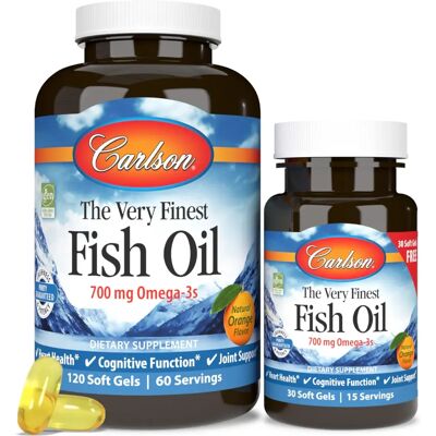 Carlson Fish Oil 700mg Natural Orange - Fish Oil Carlson Fish Oil 700mg Natural Orange - Fish Oil