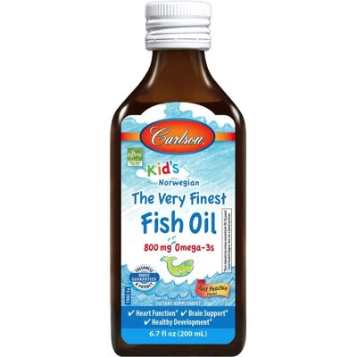 Carlson Kids Norwegian Fish Oil - Omega-3 800mg for Children Carlson Kids Norwegian Fish Oil - Omega-3 800mg for Children