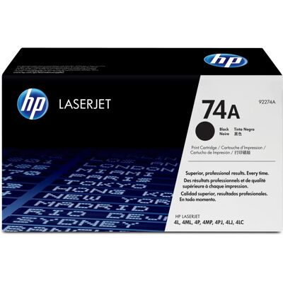 HP 74A Schwarzer Toner für LaserJet - Druckerzubehör HP 74A Schwarzer Toner für LaserJet - Druckerzubehör