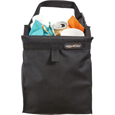 Venture Car Trash Bin - 11L, Leakproof, Adjustable, Nylon Venture Car Trash Bin - 11L, Leakproof, Adjustable, Nylon