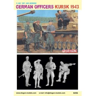 Dragon Niemiecki Oficer (Kursk 1943) Figury Modelowe - Skala 1/35 Dragon Niemiecki Oficer (Kursk 1943) Figury Modelowe - Skala 1/35