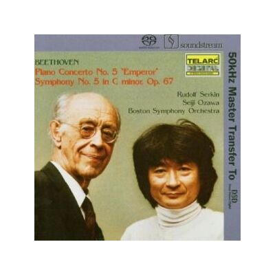 Telarc SACD Hybride Beethoven Concerto pour piano n° 5 & Symphonie n° 5 - Musique Classique - Publicité Telarc SACD Hybride Beethoven Concerto pour piano n° 5 & Symphonie n° 5 - Musique Classique - Publicité