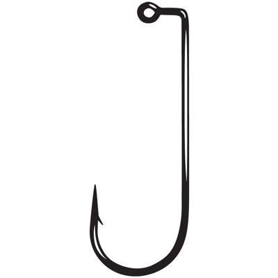 Gamakatsu Zwarte Jig 90 - Vishaakens Gamakatsu Zwarte Jig 90 - Vishaakens
