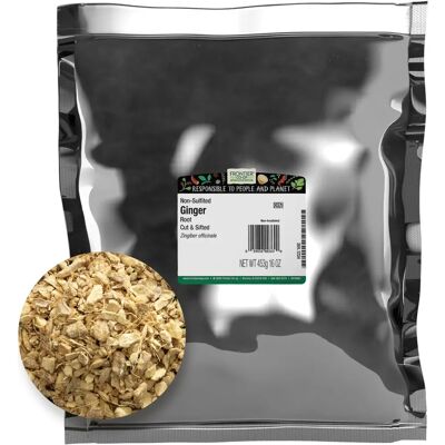 Frontier Coop Ginger Root - Ginger - Spicy, Sifted, 1 lb Frontier Coop Ginger Root - Ginger - Spicy, Sifted, 1 lb