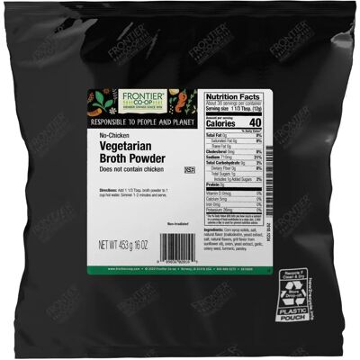 Frontier Coop No-Chicken Broth Powder - Broth Powder Frontier Coop No-Chicken Broth Powder - Broth Powder