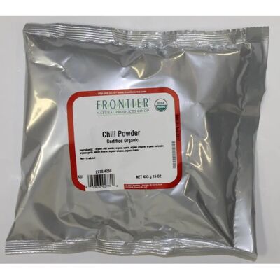 Frontier Coop Organic Chili Powder - 16 Oz Frontier Coop Organic Chili Powder - 16 Oz