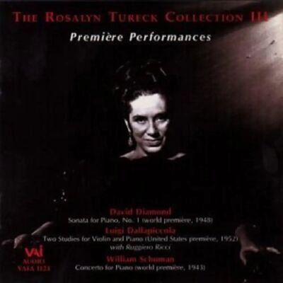 Rosalyn Tureck Collection 3 Premiere Performance CD - Music CD Rosalyn Tureck Collection 3 Premiere Performance CD - Music CD