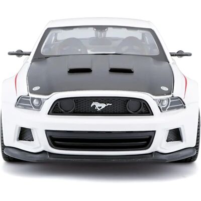 Maisto Ford Mustang Modèle - 1:24, Blanc - Voiture miniature - Publicité Maisto Ford Mustang Modèle - 1:24, Blanc - Voiture miniature - Publicité