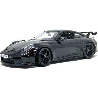 Maisto 1:18 Porsche 911 GT3 Modello in Scala Nero Con Strisce Maisto 1:18 Porsche 911 GT3 Modello in Scala Nero Con Strisce