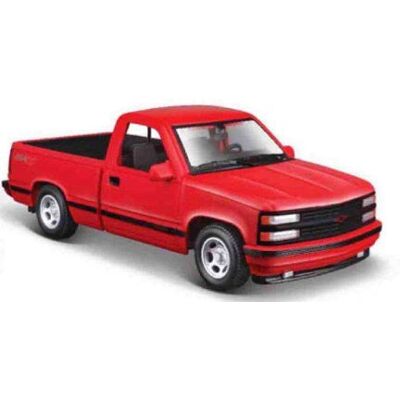 Maisto 32901RD Rode Chevrolet 454 SS Pick-up Schaalmodel - Vooraf gemonteerd 1:24 Maisto 32901RD Rode Chevrolet 454 SS Pick-up Schaalmodel - Vooraf gemonteerd 1:24