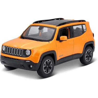Maisto Model Hračka Jeep Renegade - SUV, Oranžová, 1/24 - Hračka Model Maisto Model Hračka Jeep Renegade - SUV, Oranžová, 1/24 - Hračka Model