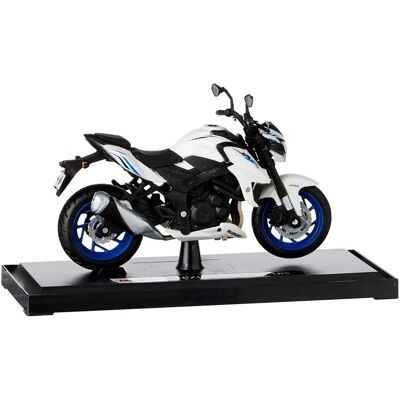 Maisto Suzuki GSX-S750 ABS Blanc - Modèle moto 1:18 Maisto Suzuki GSX-S750 ABS Blanc - Modèle moto 1:18