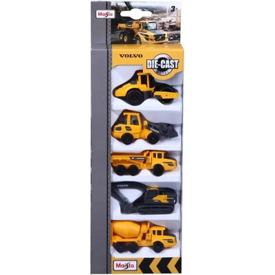 Maisto Volvo Byggset 5-Pack - Byggfordon Maisto Volvo Byggset 5-Pack - Byggfordon