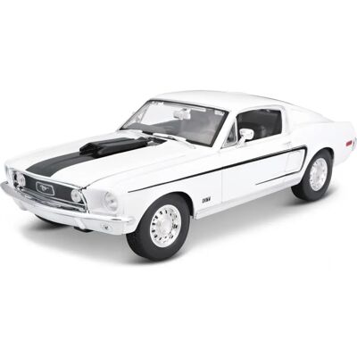 Maisto Ford Mustang Gt Cobra 1968 - Miniatyrbil 1:18 Maisto Ford Mustang Gt Cobra 1968 - Miniatyrbil 1:18