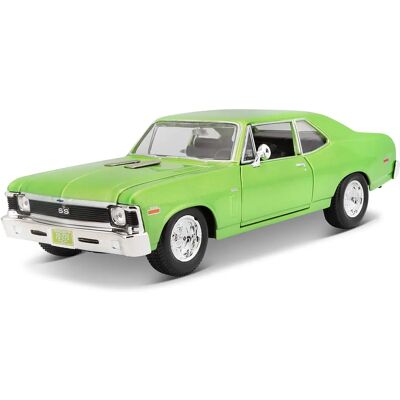 Maisto Chevy Nova SS 1970 Zelený Model - Auto Maisto Chevy Nova SS 1970 Zelený Model - Auto