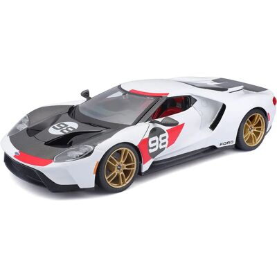 Maisto Ford GT 98 Heritage Edition 2021 Model automobil z litiny - 1:18 - Bílá/Černá Maisto Ford GT 98 Heritage Edition 2021 Model automobil z litiny - 1:18 - Bílá/Černá