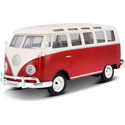 Maisto Volkswagen Van Samba Rot 1:24 - Diecast Modellauto Maisto Volkswagen Van Samba Rot 1:24 - Diecast Modellauto