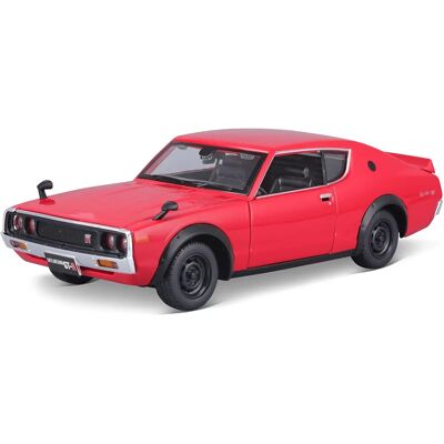 Maisto Nissan Skyline 2000 GT-R 1970 - Zestaw metalowy - Model samochodu Maisto Nissan Skyline 2000 GT-R 1970 - Zestaw metalowy - Model samochodu