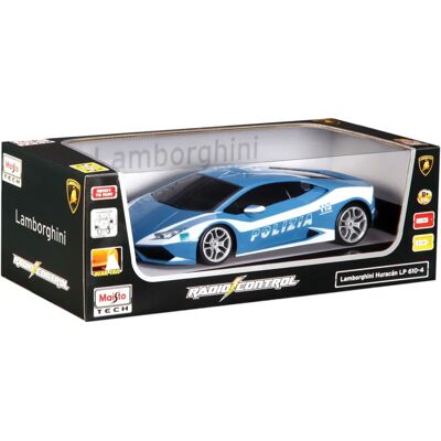 Maisto Auto Polizia Lamborghini Huracan 1:14 - Veicolo Radiocomandato Maisto Auto Polizia Lamborghini Huracan 1:14 - Veicolo Radiocomandato