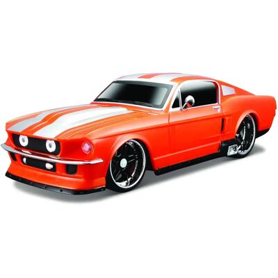 Maisto 1:24 Ford Mustang GT 1967 Zabawka samochód - RC, pomarańczowy, 2.4GHz Maisto 1:24 Ford Mustang GT 1967 Zabawka samochód - RC, pomarańczowy, 2.4GHz