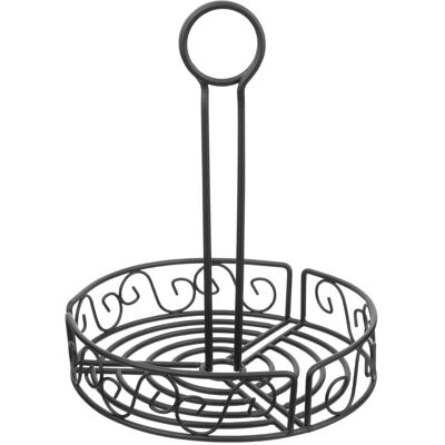 Olympia Titolare Filo Condimento Nero 235x195mm Caddy Rack - Porta condimenti Olympia Titolare Filo Condimento Nero 235x195mm Caddy Rack - Porta condimenti